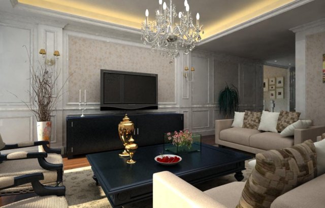 3d home 660 3D Model .c4d .max .obj .3ds .fbx .stl .blend 