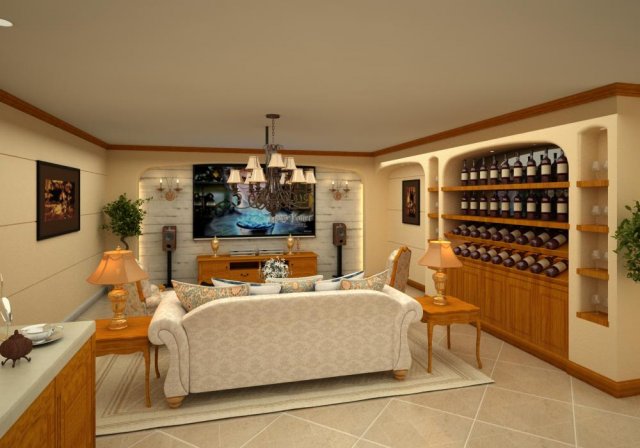 3d home 662 Modello 3D .c4d .max .obj .3ds .fbx .stl .blend 