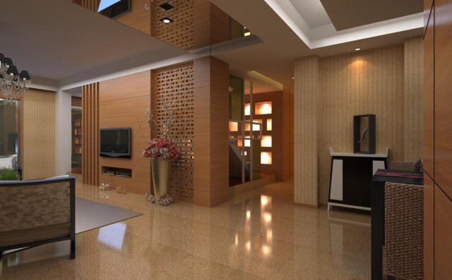 3d home 666 3D Модель .c4d .max .obj .3ds .fbx .stl .blend 
