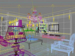 3d home 668 3D Model
