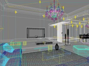 3d home 677 3D Model