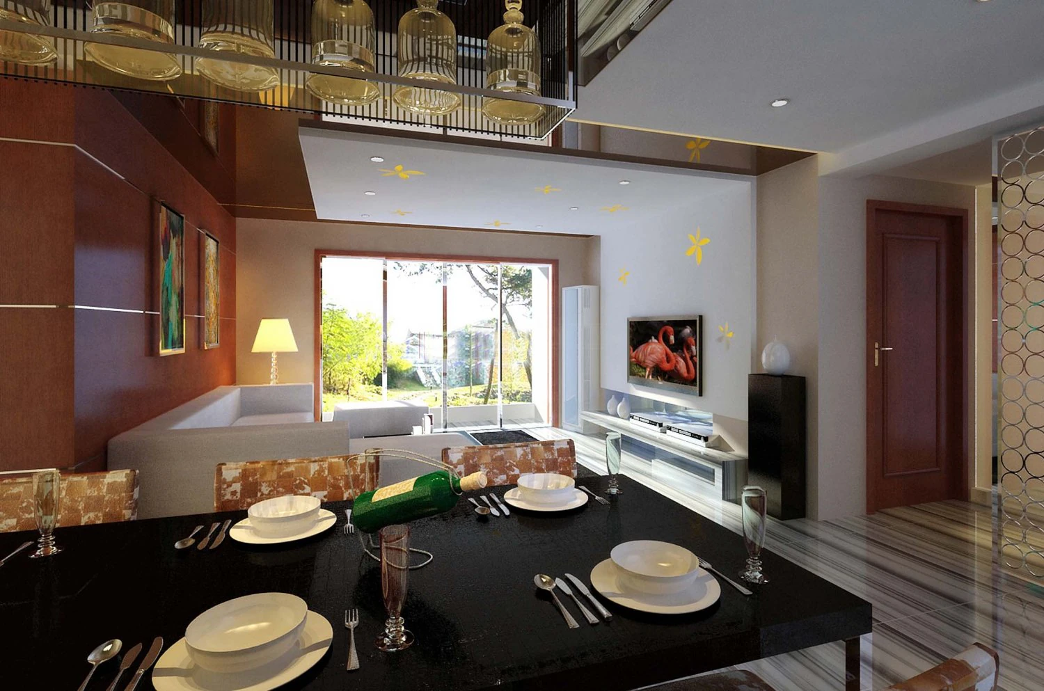 3d home 682 3D Model .c4d .max .obj .3ds .fbx .stl .blend 