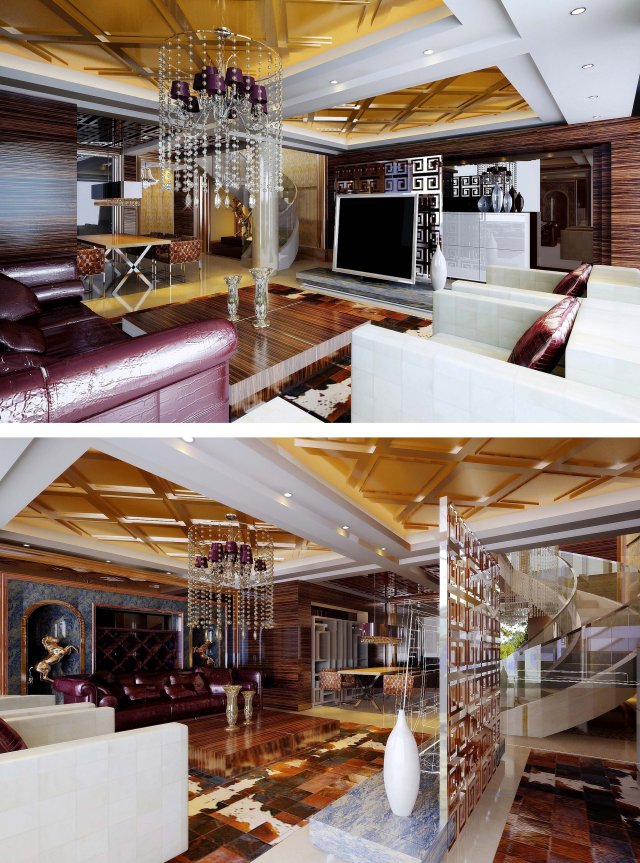 3d home 683 3D Model .c4d .max .obj .3ds .fbx .stl .blend 
