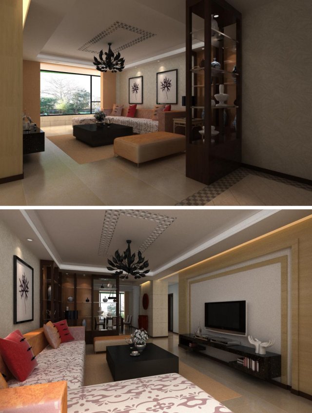 3d home 687 3D Модель .c4d .max .obj .3ds .fbx .stl .blend 