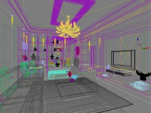 3d home 687 3D Model