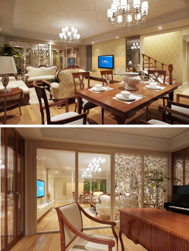 3d home 691 Modelo 3D .c4d .max .obj .3ds .fbx .stl .blend 