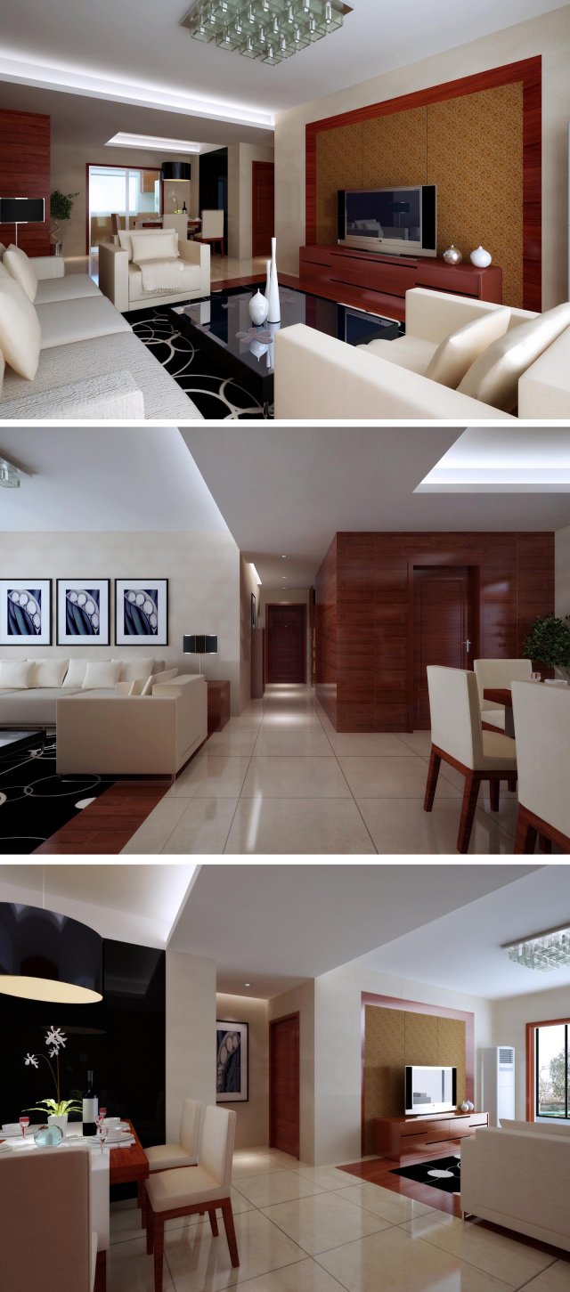 3d home 696 Modello 3D .c4d .max .obj .3ds .fbx .stl .blend 