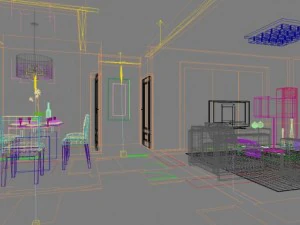 3d home 696 3D Model