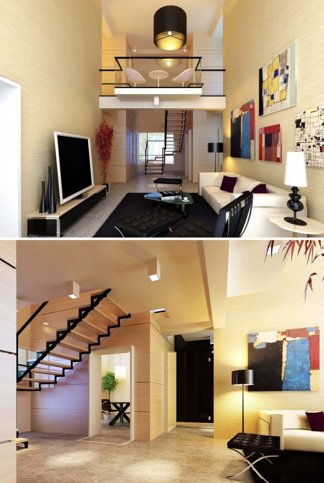 3d home 700 3D Модель .c4d .max .obj .3ds .fbx .stl .blend