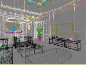 3d home 705 Modèle 3D