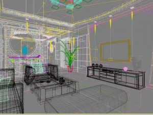 3d home 705 3D Model