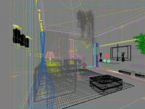 3d home 707 3D Model