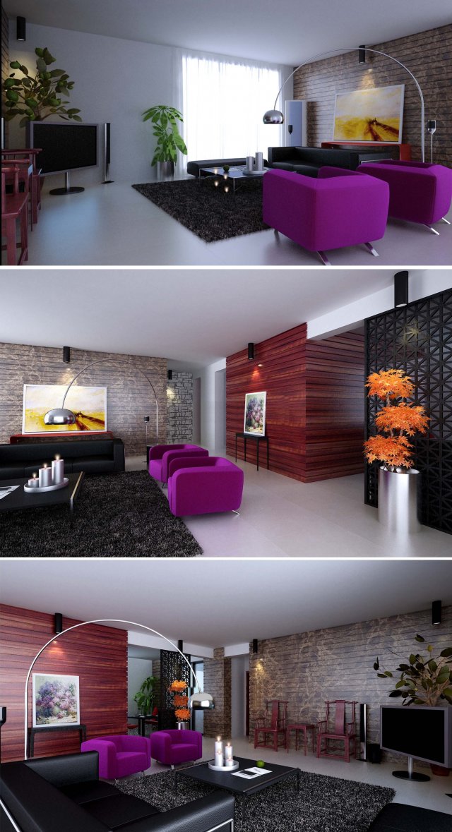 3d home 712 Modèle 3D .c4d .max .obj .3ds .fbx .stl .blend 