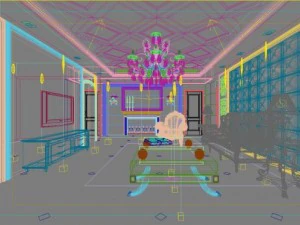 3d home 722 3D Model