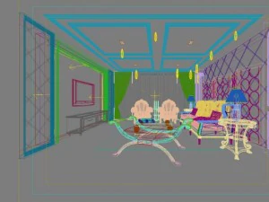 3d home 726 3D Model