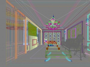 3d home 729 Modèle 3D