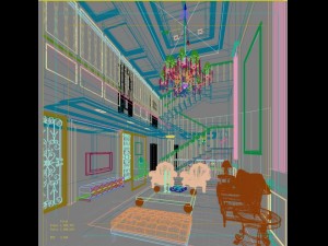 3d home 734 3D 模型