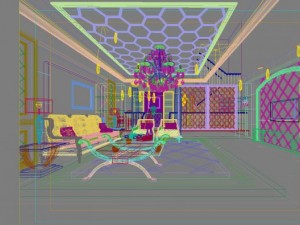 3d home 737 3D 模型
