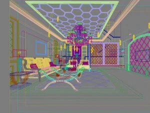 3d home 737 3D Model