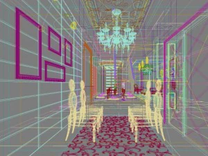 3d home 738 3D Model