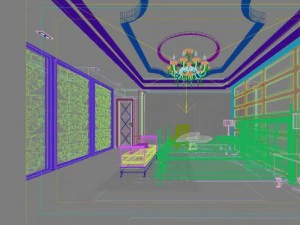 3d home 739 3D Model