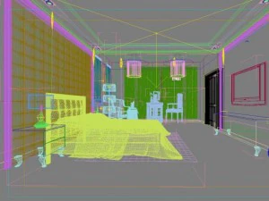 3d home 742 3D Model