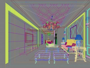 3d home 743 3D 模型
