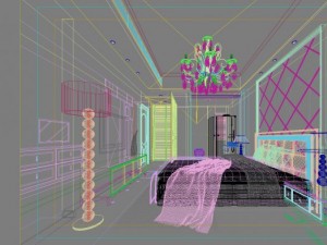 3d home 744 Modello 3D
