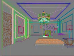 3d home 745 3D Model