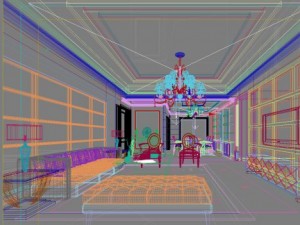 3d home 747 3D Model