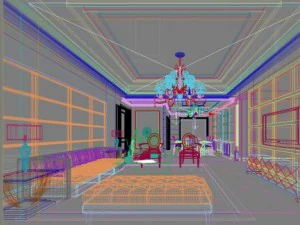 3d home 747 3D Model