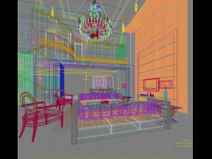 3d home 754 Modello 3D