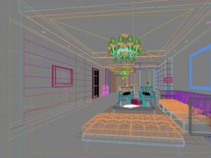 3d home 758 3D Model