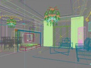 3d home 776 3D Model