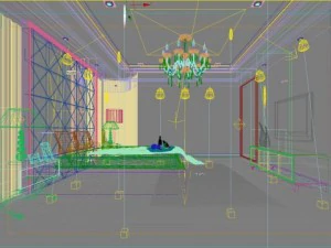 3d home 787 3D Model