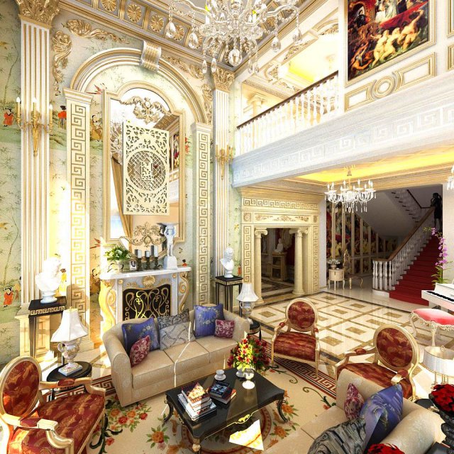 3d home 813 3D Model .c4d .max .obj .3ds .fbx .stl .blend 