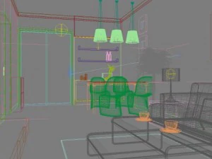 3d home 816 3D Model