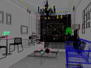 3d home 817 3D Model