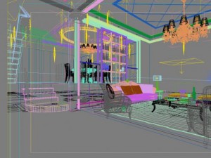 3d home 827 3D 模型