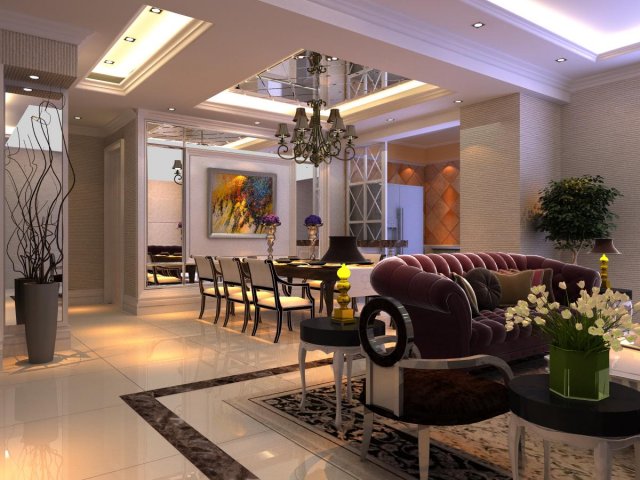 3d home 840 3D Model .c4d .max .obj .3ds .fbx .stl .blend 