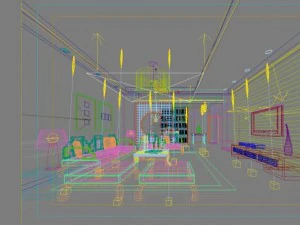 3d home 861 3D Model