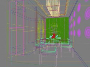 3d home 883 3D Model