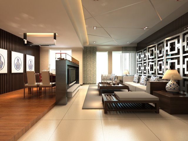 3d home 884 3D Modell .c4d .max .obj .3ds .fbx .stl .blend 