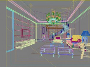 3d home 886 3D Model