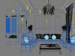 3d home 961 3D Model