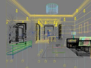 3D дом 966 3D Модель