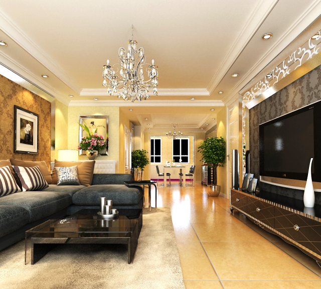 3d home 976 3D 모델 .c4d .max .obj .3ds .fbx .stl .blend 