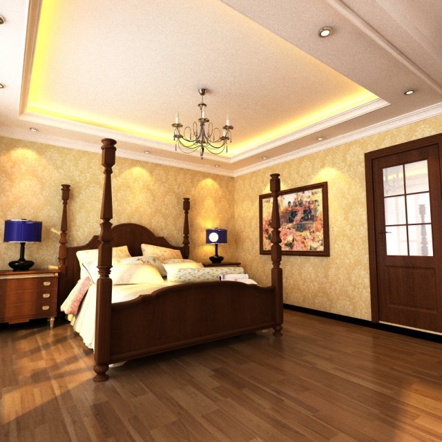 3d home 978 3D Model .c4d .max .obj .3ds .fbx .stl .blend 