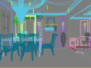 3d home 985 3D Model