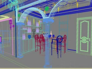 3d home 986 3D Model